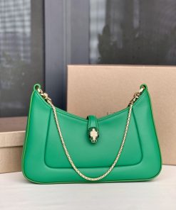 Serpenti Baia Shoulder Bag Small Emerald