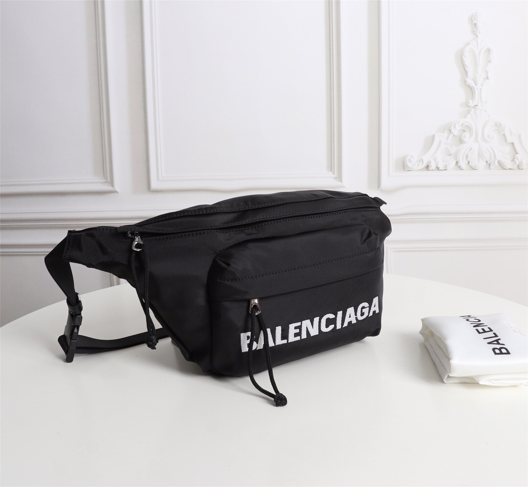 Nylon Logo Embroidered Wheel Belt