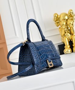 Alternative view of Hourglass Top Handle Bag Small Indigo