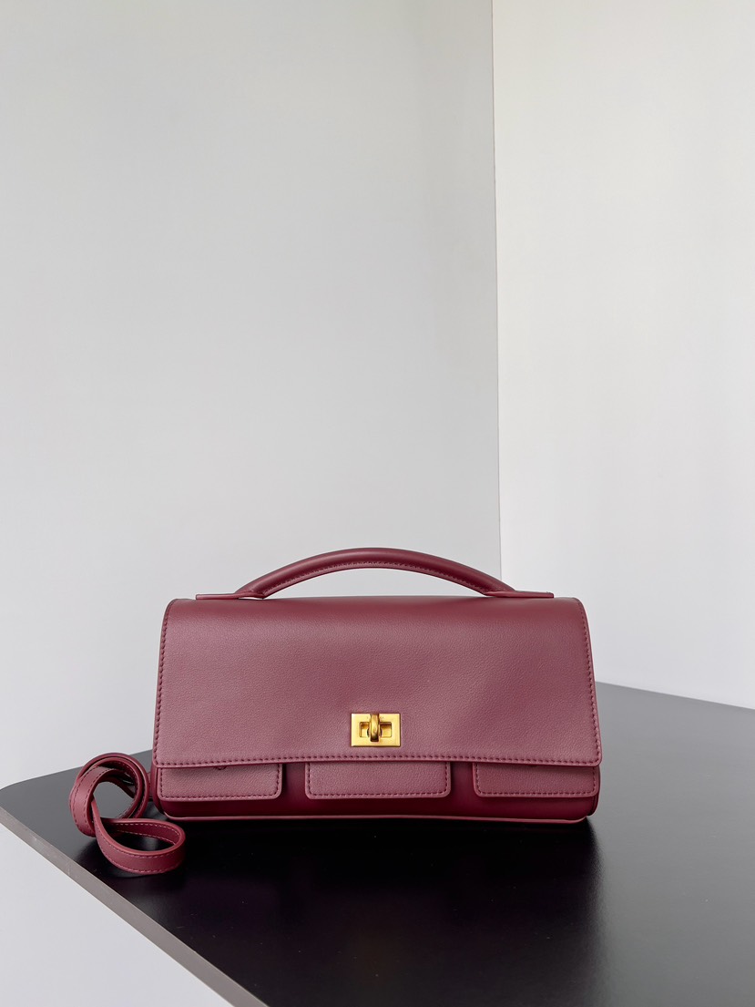 Bel Air Small Dark Burgundy