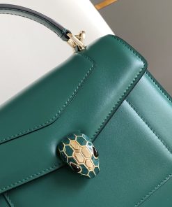 Alternative view of Serpenti Forever Medium Top Handle Bag Medium Emerald