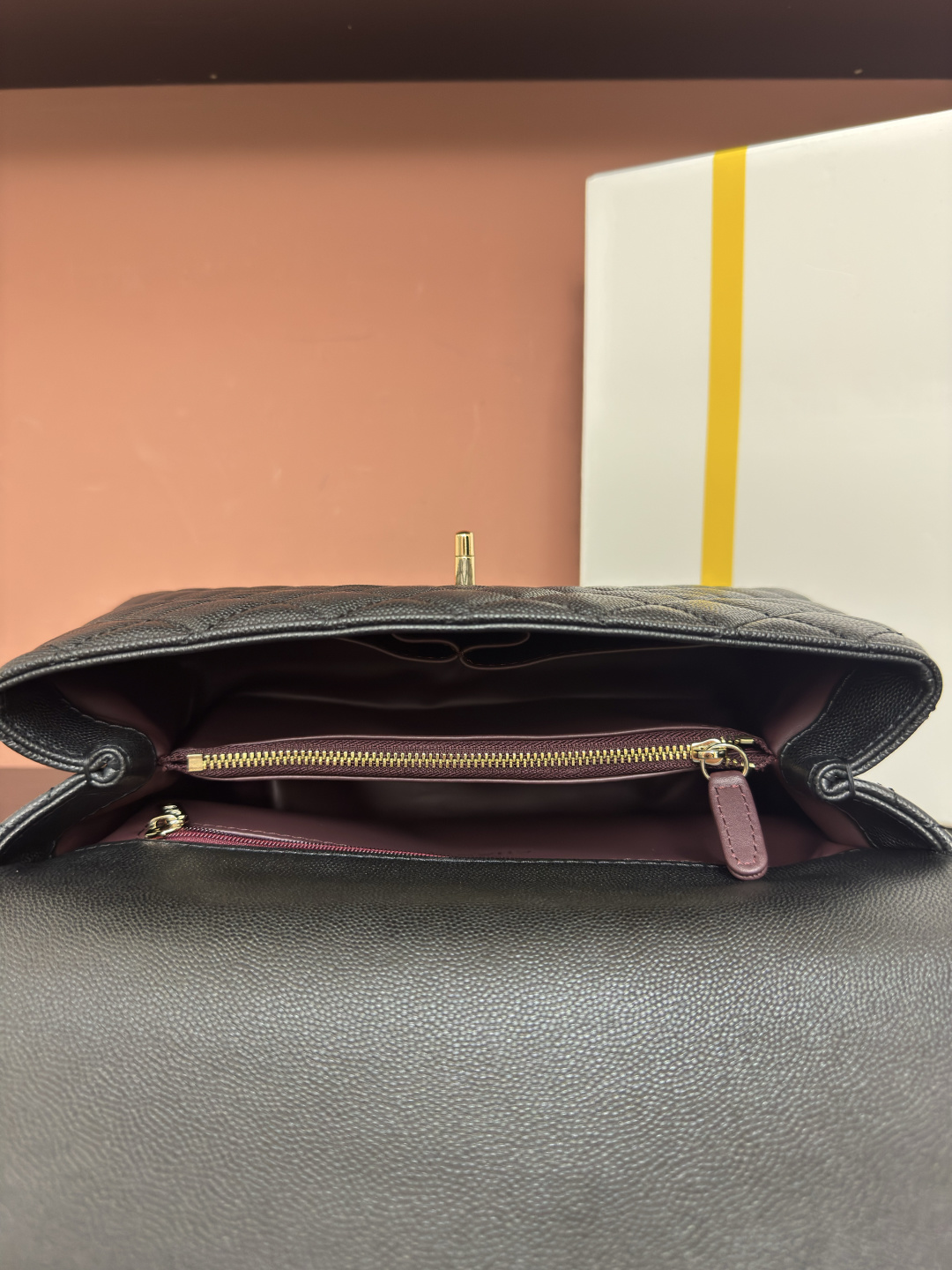 Flap Bag With Top Handle - Image 3