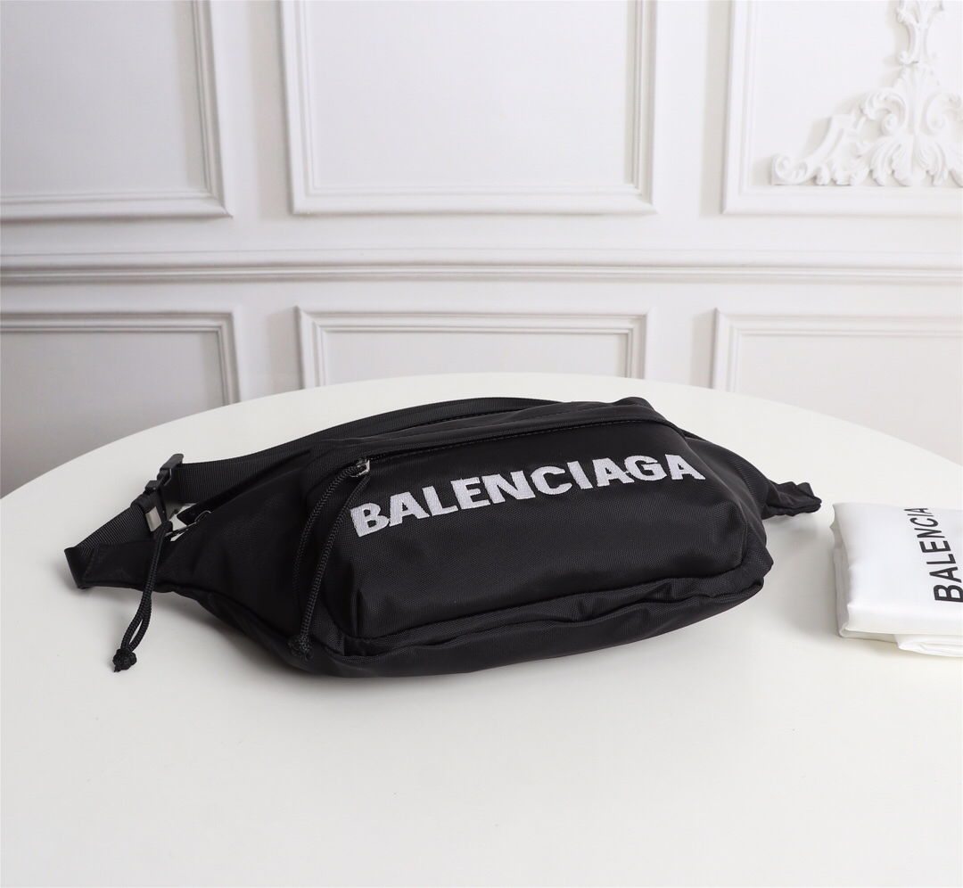 Nylon Logo Embroidered Wheel Belt