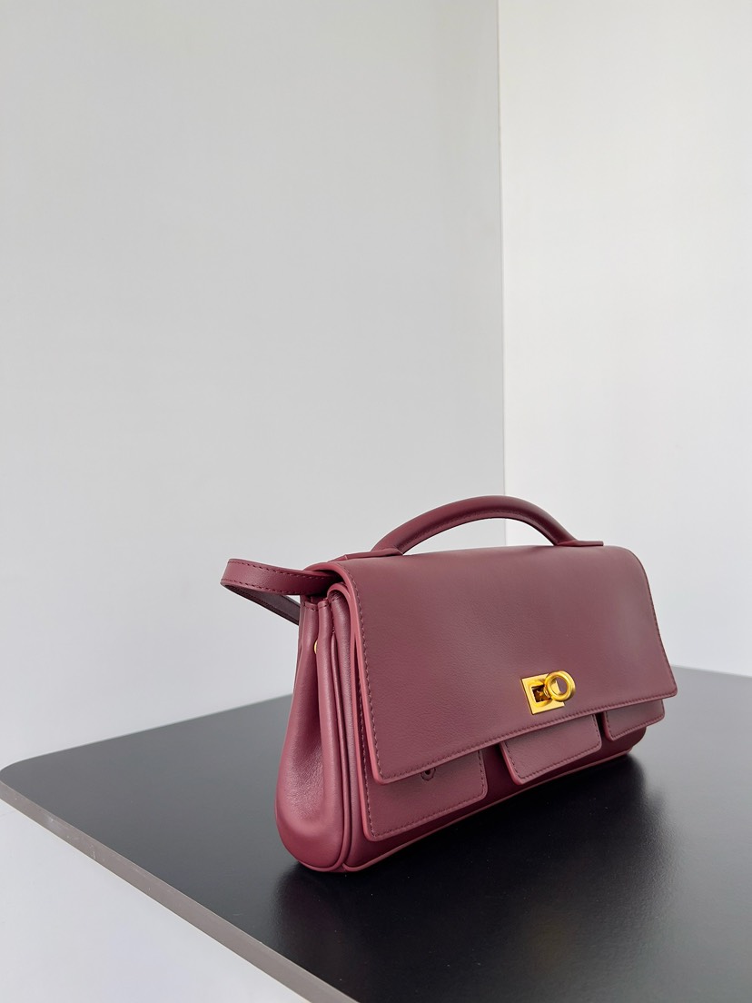 Bel Air Small Dark Burgundy