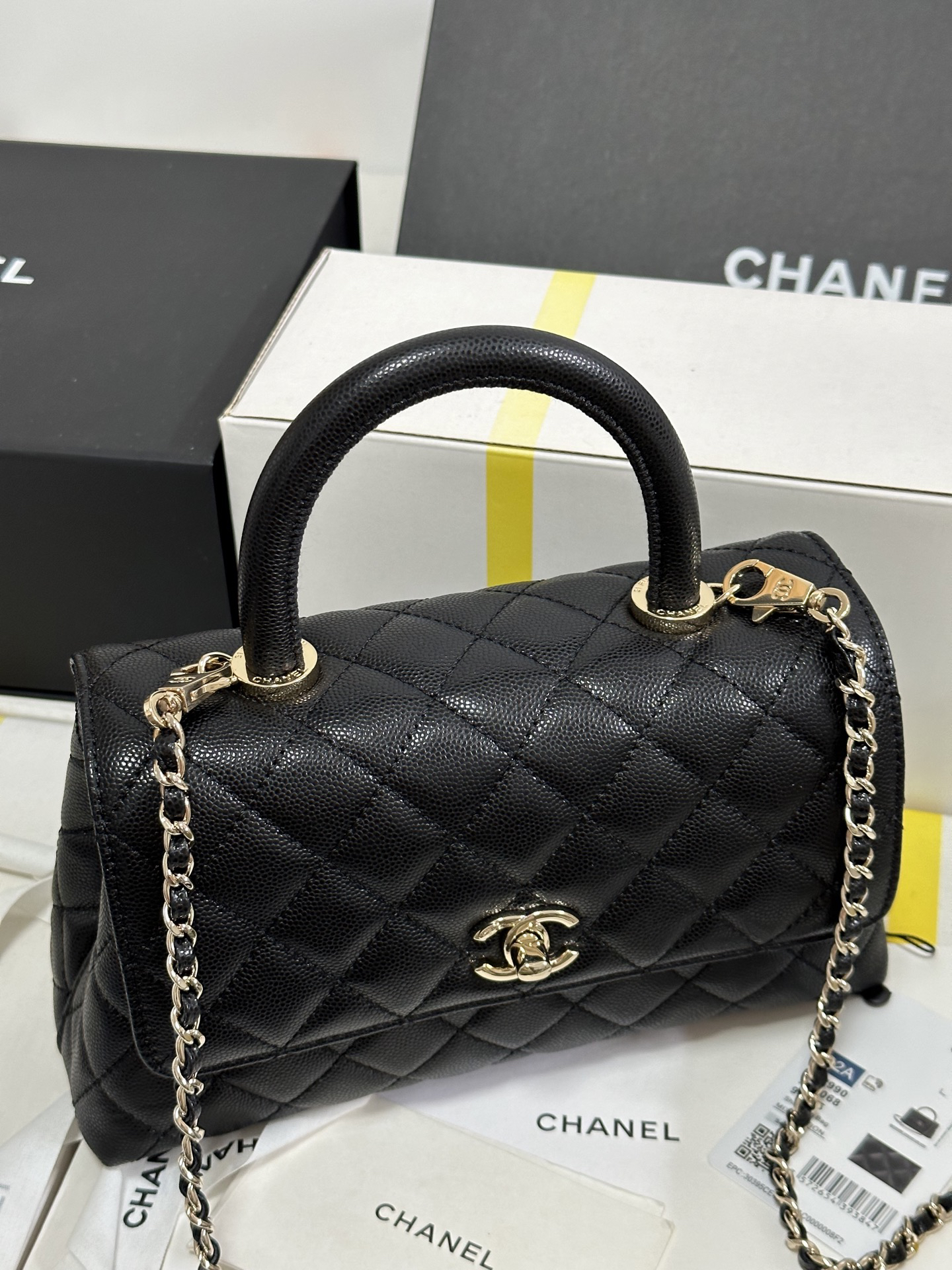 Flap Bag With Top Handle - Image 4