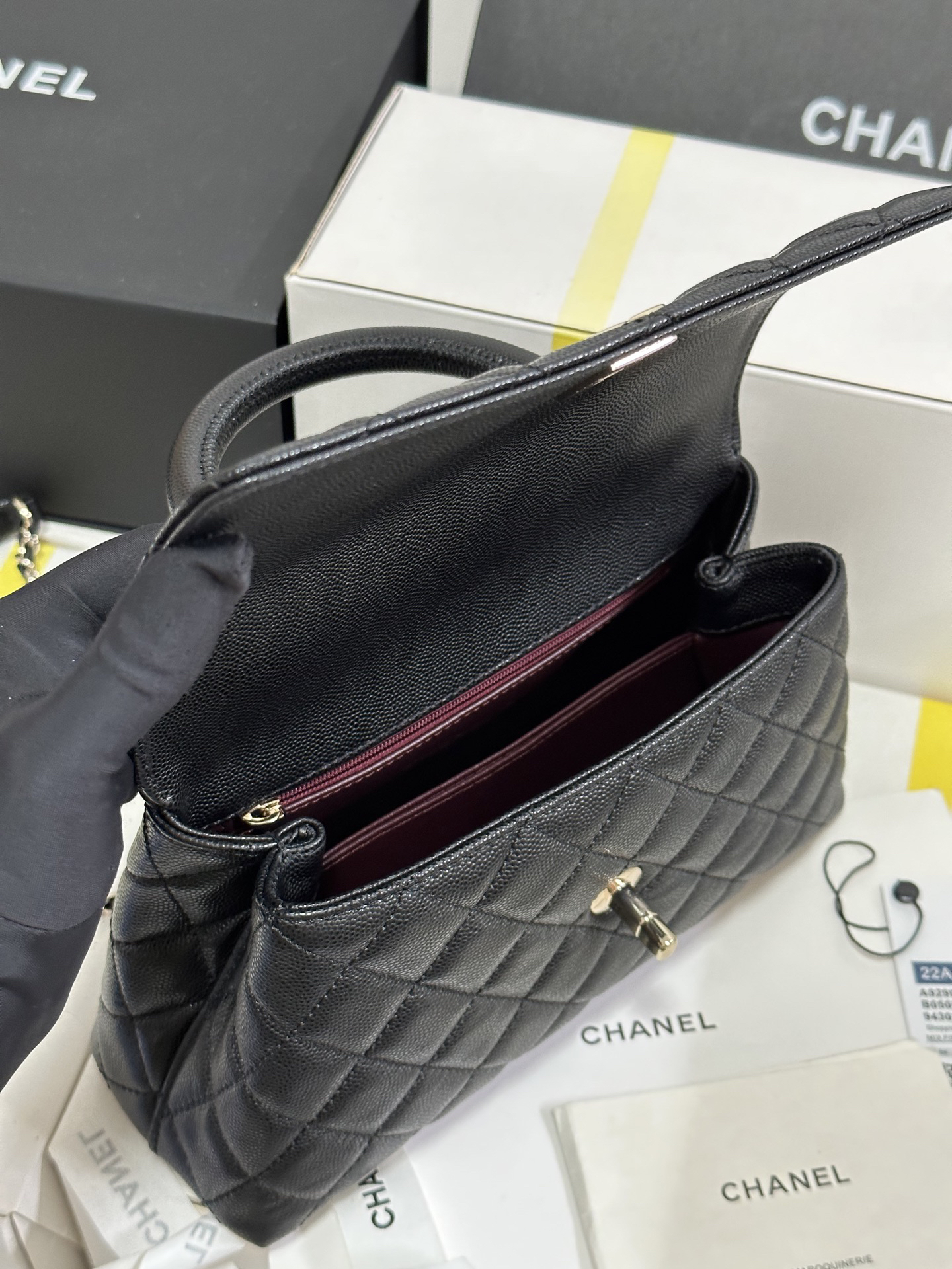 Flap Bag With Top Handle - Image 7