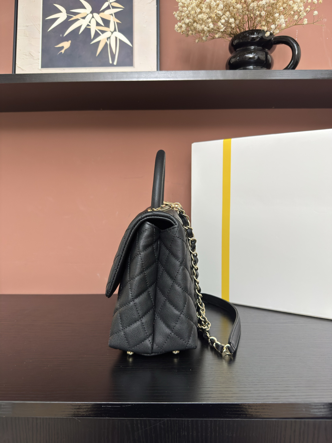 Flap Bag With Top Handle - Image 7