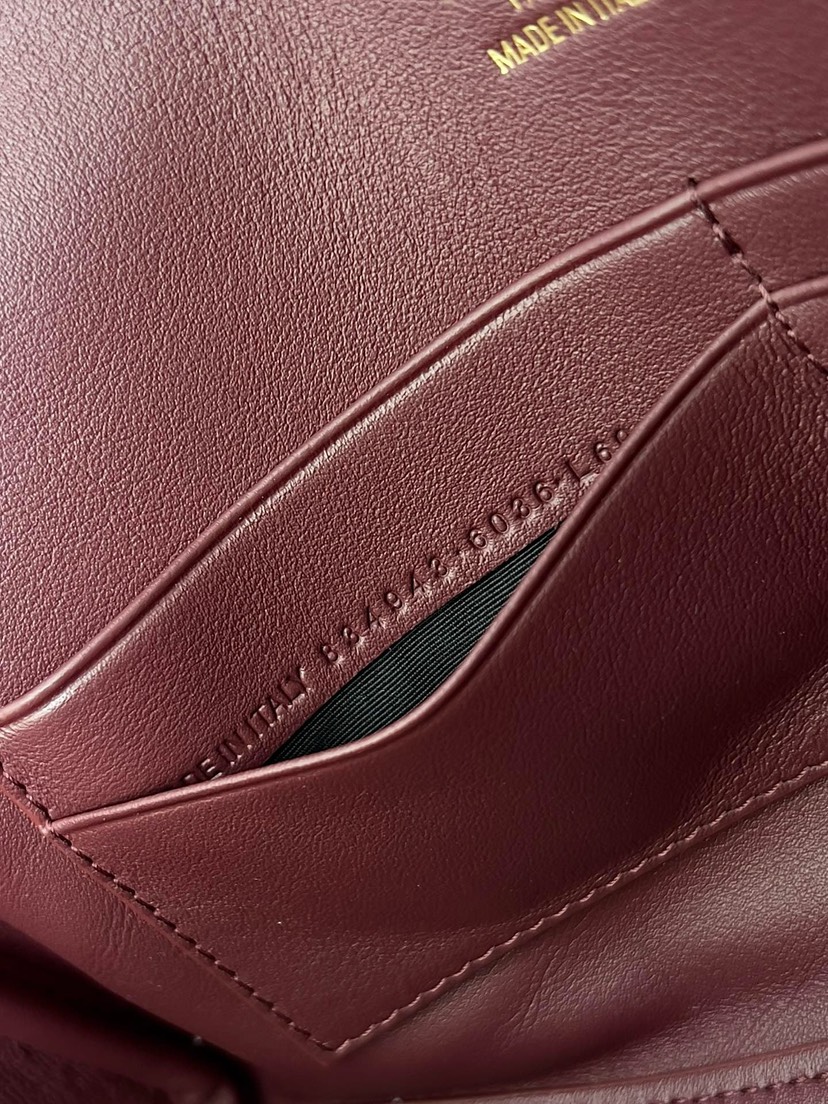Bel Air Small Dark Burgundy