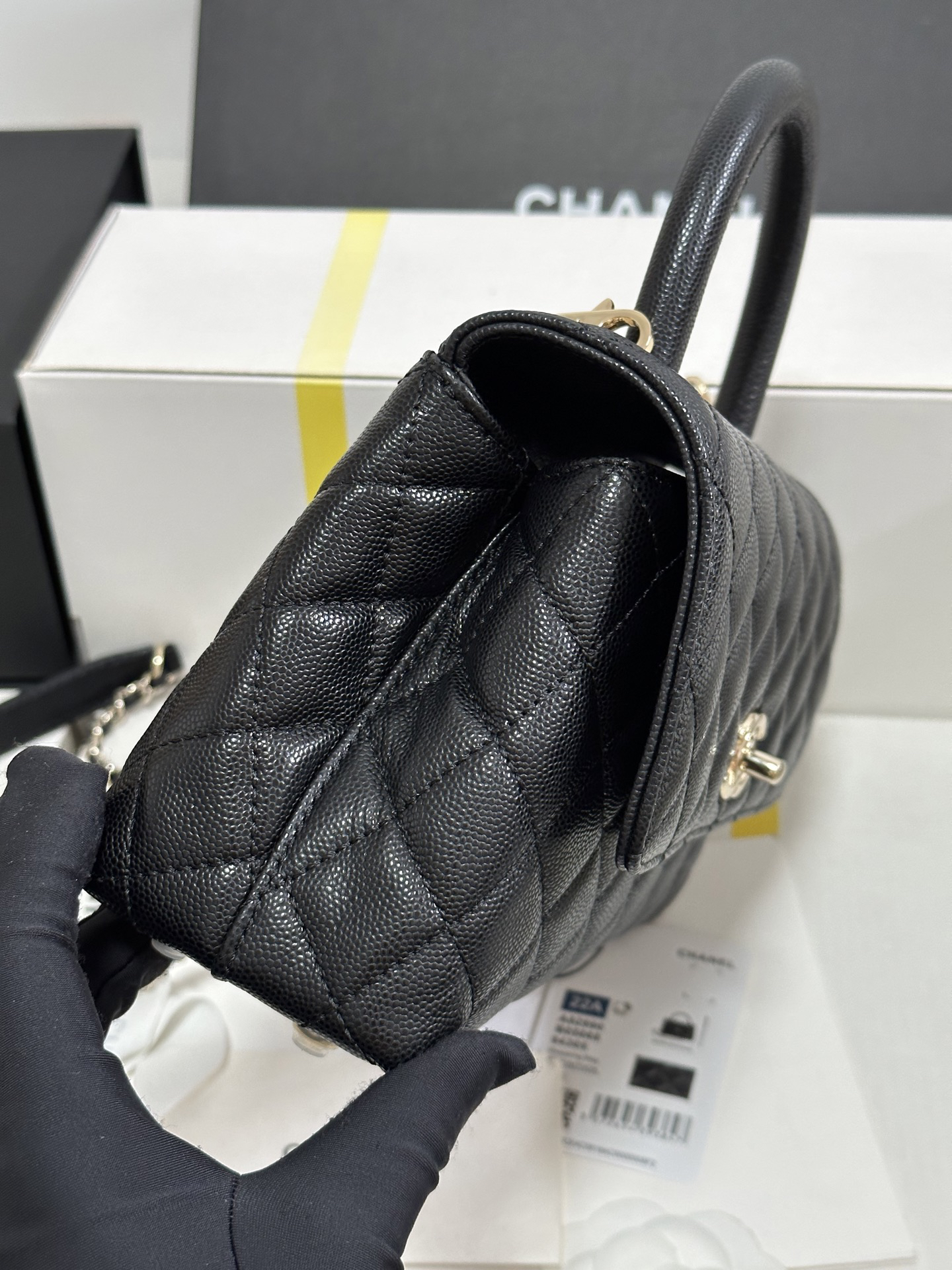 Flap Bag With Top Handle - Image 8