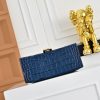 Hourglass Top Handle Bag Small Indigo