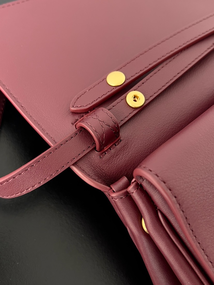 Bel Air Small Dark Burgundy