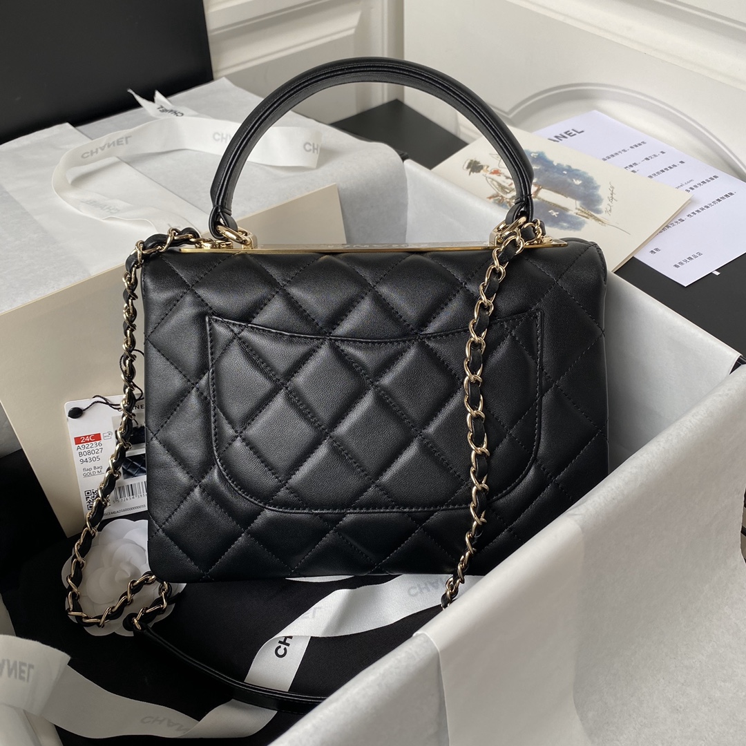 Flap Bag With Top Handle - Image 9