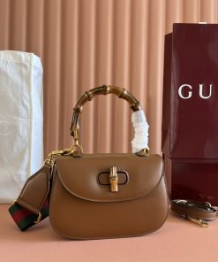 Bamboo 1947 Small Bag Cuir Brown 15.2 × 21.1 × 7 cm