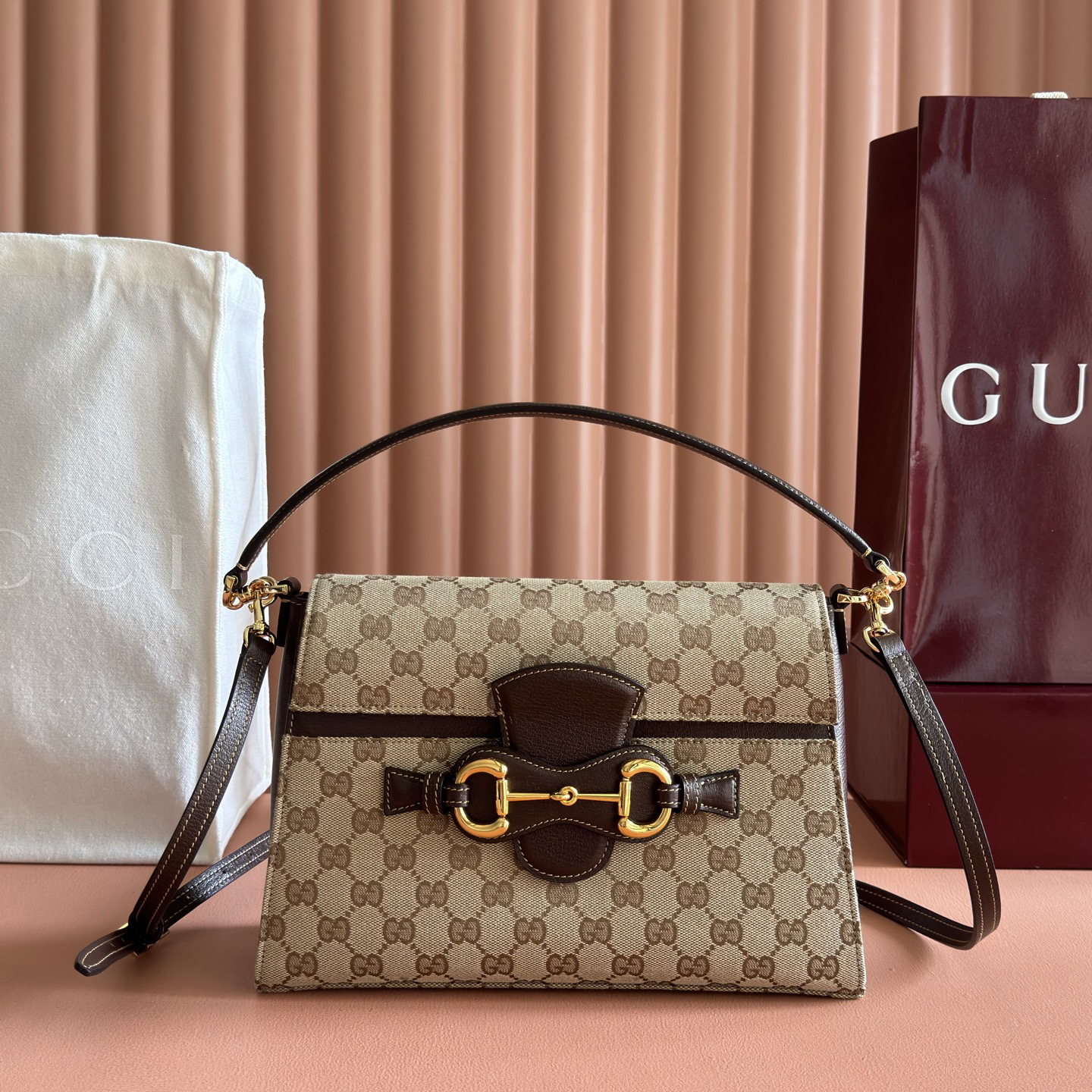 Horsebit Duomo Medium Top Handle Bag