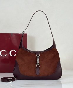 Jackie 1961 Medium Shoulder Bag Chestnut 22.1 × 31.5 × 4.6 cm