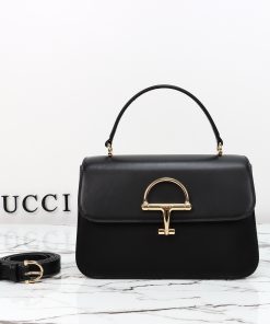 Siena Medium Top Handle Bag Black 16 × 25.4 × 8.9 cm