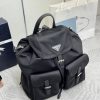 Medium Leather Backpack