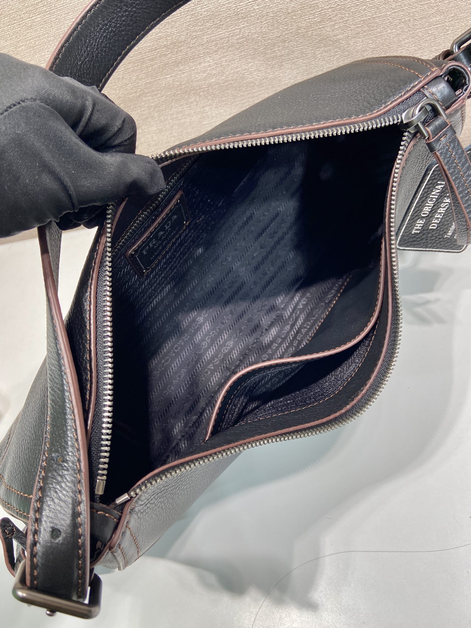 Aimée Large Leather Shoulder Bag - Image 4