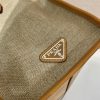 Bonnie Linen and Leather Tote Bag