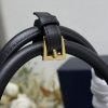Buckle Large Leather Handbag with Belt