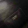 Buckle Leather Bucket Bag with Belt