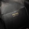 Buckle Leather Bucket Bag with Jeweled Belt