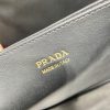 Buckle Leather Handbag with Double Belt