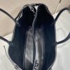 Buckle Leather Handbag with Double Belt