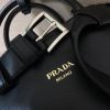 Buckle Small Leather Bag with Belt