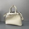 Buckle Small Leather Handbag with Belt