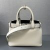 Buckle Small Leather Handbag with Belt