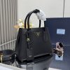 Double Small Saffiano Leather Bag