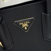 Double Small Saffiano Leather Bag