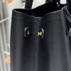 Double Small Saffiano Leather Bag