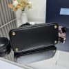 Double Small Saffiano Leather Bag