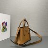 Double Small Saffiano Leather Bag