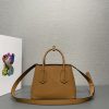 Double Small Saffiano Leather Bag