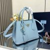 Double Small Saffiano Leather Bag