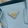 Double Small Saffiano Leather Bag