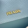 Double Small Saffiano Leather Bag