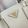 Double Small Saffiano Leather Bag