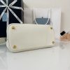 Double Small Saffiano Leather Bag