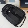 Re-Nylon and Saffiano Leather Backpack