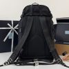 Re-Nylon and Saffiano Leather Backpack