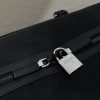 Re-Nylon and Saffiano Leather Duffle Bag
