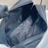 Re-Nylon and Saffiano Leather Duffle Bag