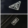 Re-Nylon and Saffiano Leather Duffle Bag