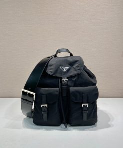 Re-Nylon backpack Black 39.0x34.0x15.0 CM