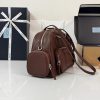 Large Washed Leather Top-Handle Bag