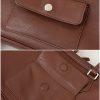 Large Washed Leather Top-Handle Bag